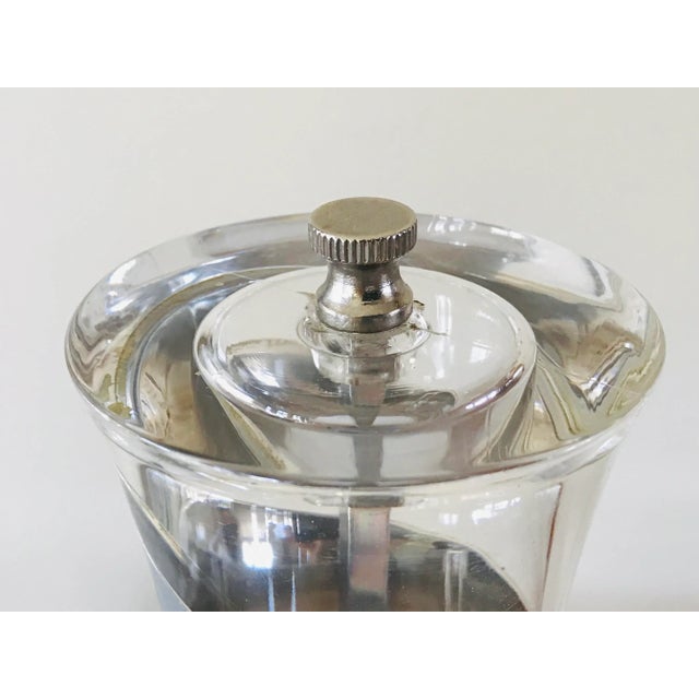 Plastic 1970s Lucite Pepper Mill For Sale - Image 7 of 10