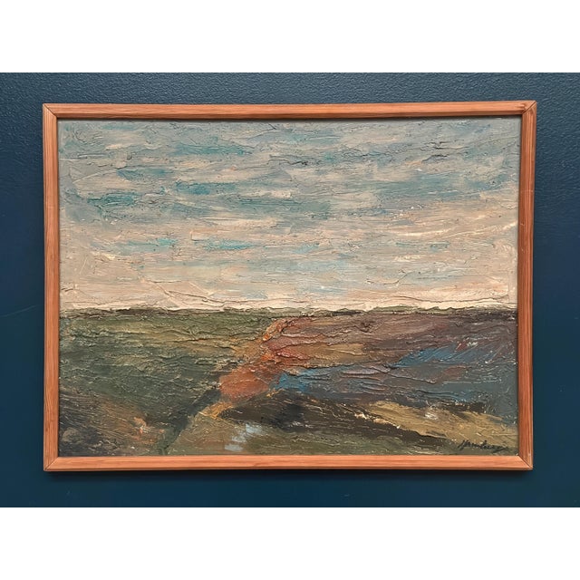 Swedish School, Scanian Plains, 1960s, Oil on Panel, Framed For Sale - Image 18 of 18