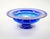 Mid-Century Modern Val Saint Lambert Cobalt Blue Diamond-Cut Crystal Centerpiece For Sale - Image 11 of 12