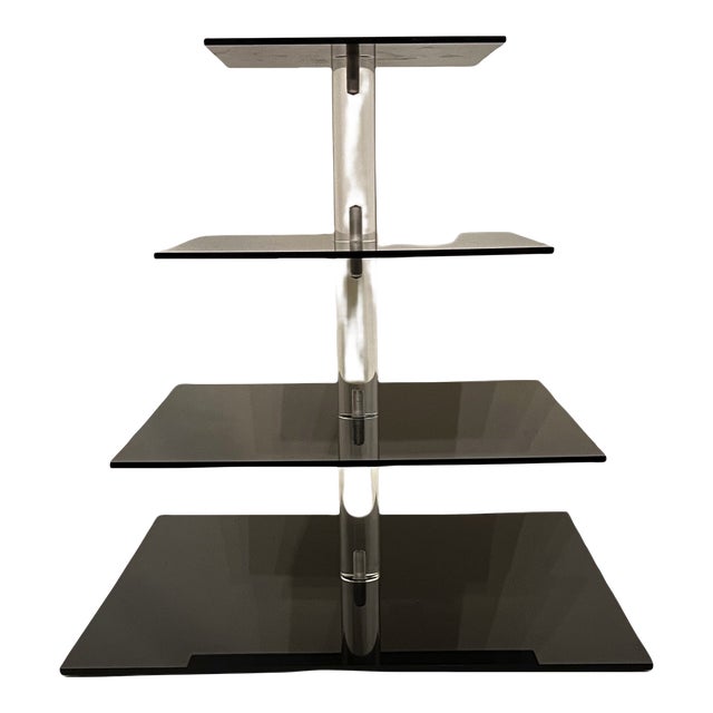 Modern Lucite Display Stand Chairish