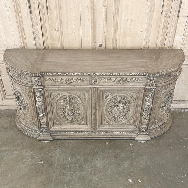 19th Century French Renaissance Revival Hunt Buffet For Sale - Image 13 of 18