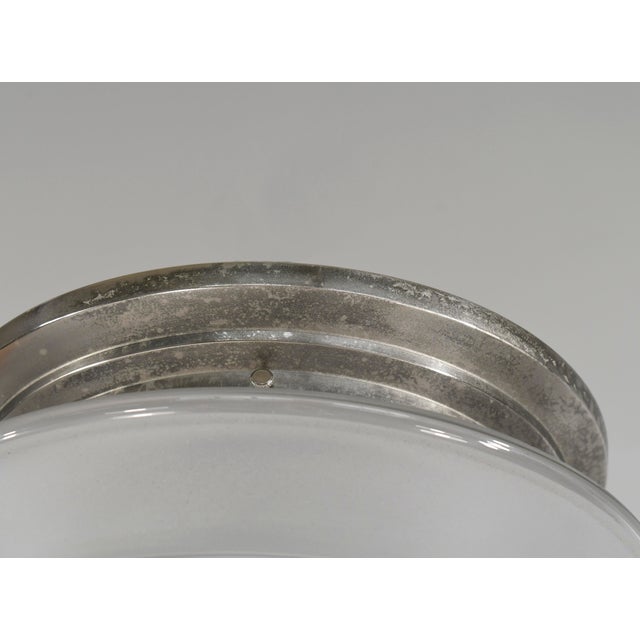 Large French Art Deco Flush Mount - 1930s France For Sale - Image 6 of 11
