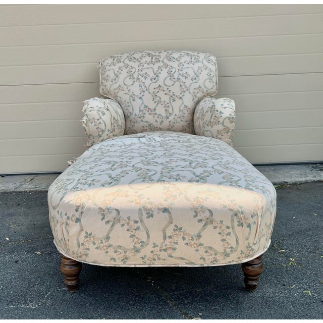 English George Smith Standard Arm Chaise For Sale - Image 3 of 9