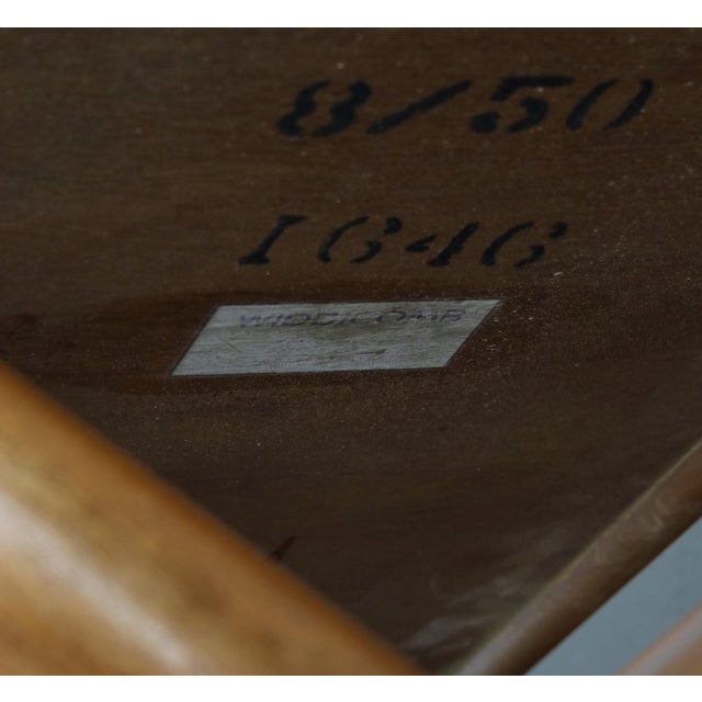 1960s Stamped TH Robsjohn Gibbings for Widdicomb Magazine Side End Table For Sale - Image 5 of 6