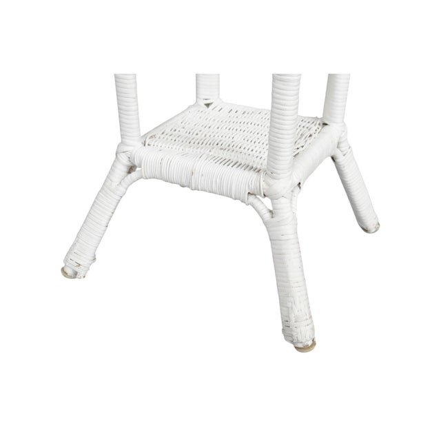 White Wicker Planter For Sale In Tampa - Image 6 of 6
