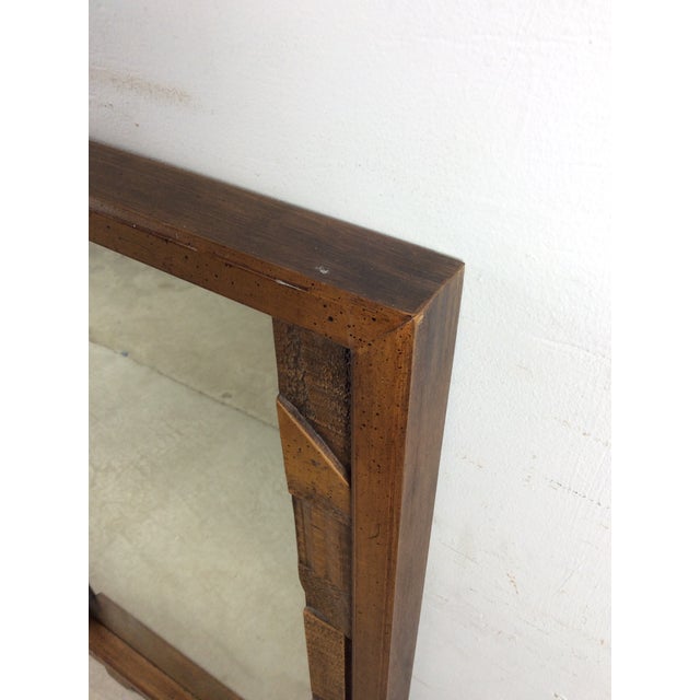 Mid Century Modern Long Rectangular Wall Mirror by Pueblo From Lane Furniture For Sale - Image 16 of 18