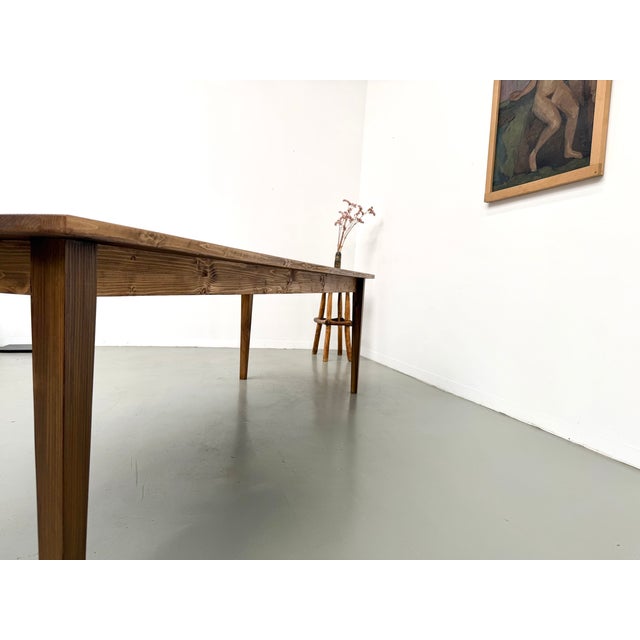 Pine Farmhouse Table, 2010s For Sale - Image 12 of 18