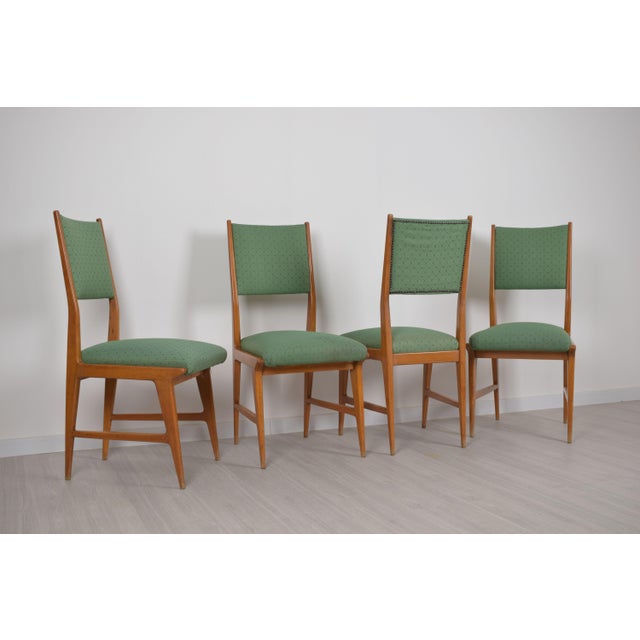 Vintage Chairs, Italy, 1950, Set of 4 For Sale - Image 3 of 18