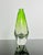 Green Uranium Art Glass Vase with Hand-Engraved Floral Décor from Moser Karlsbad, Czechoslovakia, 1920s For Sale - Image 3 of 10