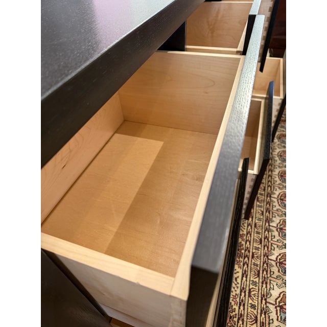 Contemporary Six Drawer Dresser + Credenza For Sale - Image 9 of 15
