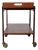 Vintage Bar Cart with Wheels and Removable Wooden Tray, 1960s For Sale
