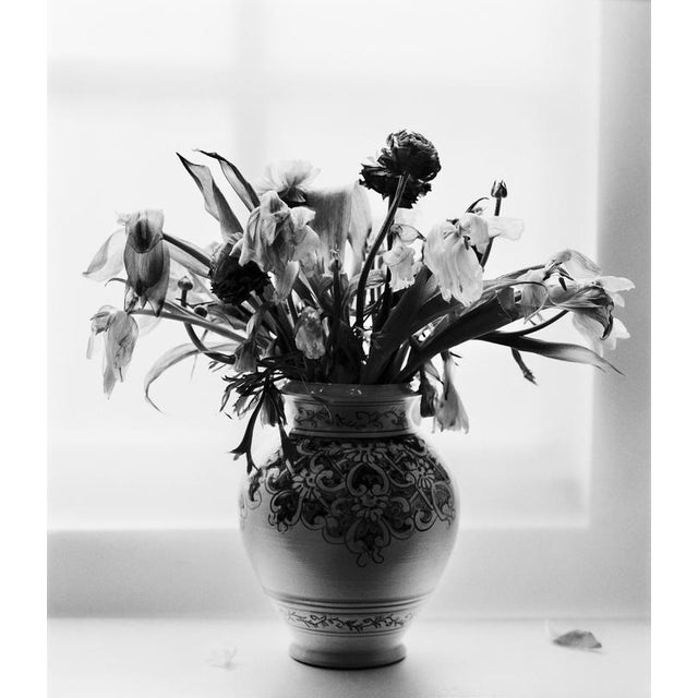 Early 21st Century Dead Flowers, Black and White Analogue Floral Photography, Limited Edition of 20 2023 For Sale - Image 5 of 5