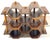 Torsten Johansson Swedish Rosewood Modular Wine Rack, 1960s A sculptural and architecturally expressive Swedish Modern...