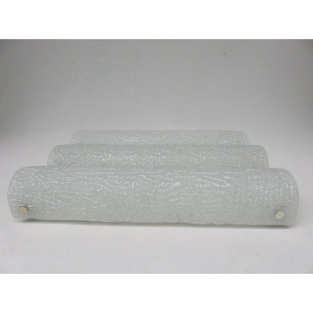 White Vintage Glass Wall Lights from Kaiser Leuchten, 1970s, Set of 4 For Sale - Image 8 of 18