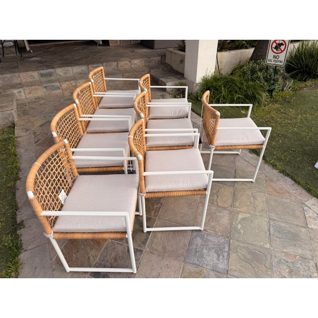 Harbour Outdoor Loop Dining Chairs, Set of Eight For Sale - Image 9 of 12
