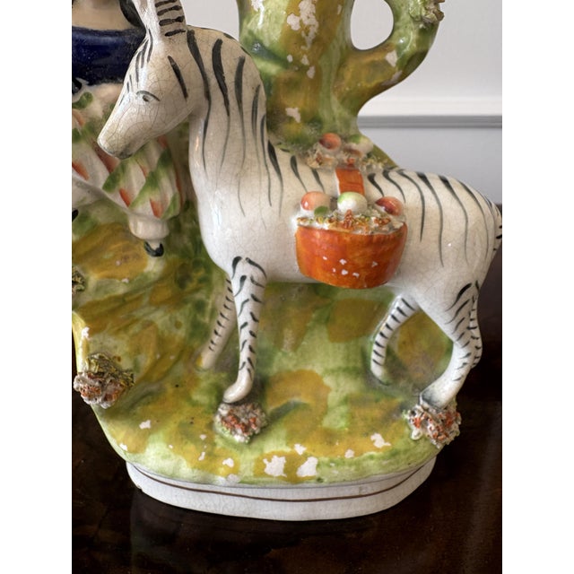 Antique Victorian Staffordshire Flatback Figure, 1860s For Sale - Image 3 of 9