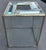 Transparent Vintage 1980s 24k Gold Leaded Beveled Glass Tissue Box Cover For Sale - Image 8 of 10