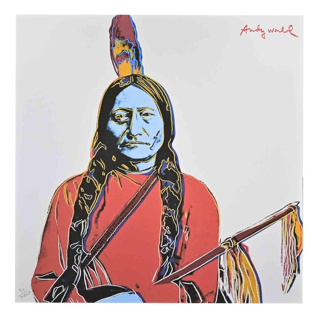 After Andy Warhol, Sitting Bull (Posthumous Edition), Screenprint, 2000s For Sale
