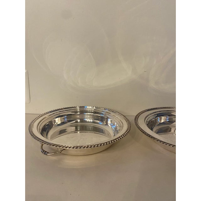 Mid 20th Century Vintage Large Silverplate Covered Entree Dish For Sale - Image 5 of 11