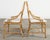 Set of Six Genuine McGuire "Cracked Ice" Rattan Dining Chairs For Sale - Image 14 of 18