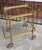 Vintage Maison Jansen Brass Drinks Trolley Bar Cart For Sale - Image 9 of 13