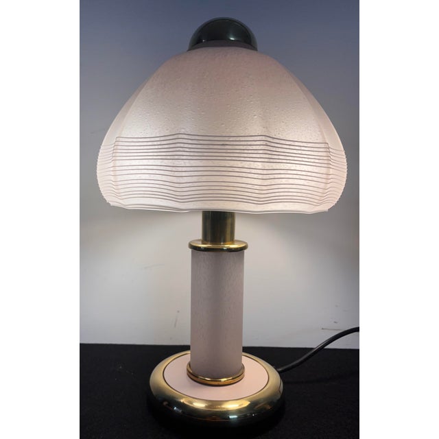 Metal Murano Glass Lamp by F. Fabian For Sale - Image 7 of 7