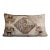 Classic Turkish Oushak Rug Lumbar Pillow – Handwoven Vintage Rug Cushion Case -19'' X 33'' For Sale