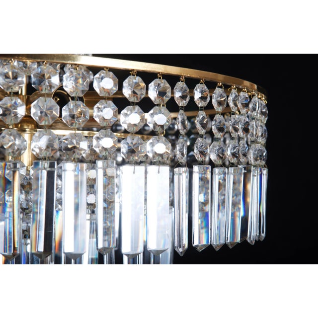 Vintage Cut Crystal Chandelier from Bakalowits & Söhne For Sale - Image 10 of 13