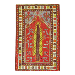 Vintage Zabihi Collection Turkish Anatolian Scatter Rug