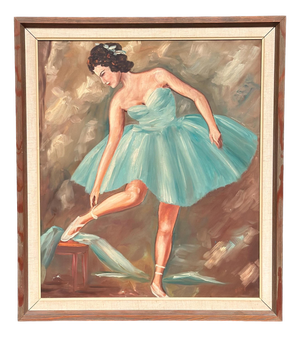 Leif Alring, Ballerina, 1960s, Oil on Canvas, Framed