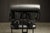 Black Leather Tucroma Chairs by Guido Faleschini for Mariani, Brand New - Set of 12 For Sale - Image 9 of 12