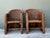 Mid-Century Modern Vintage Woven Rattan Lounge Chairs - Pair For Sale - Image 3 of 12