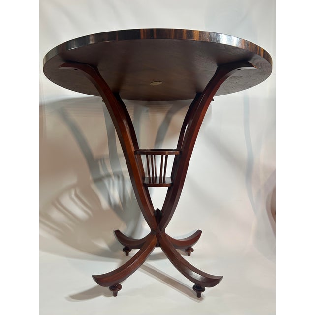 Neoclassical 2000s Emilio Terry for John Widdicomb Design Sculptural Table For Sale - Image 3 of 12