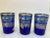 Handblown Moorish Moroccan Blue and Gold Glasses - Set of 6 For Sale - Image 11 of 13