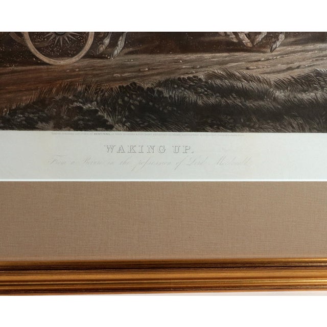 Brown ‘Waking Up’: Fore’s Coaching Recollections — A Very Large Hand-Coloured Aquatint, After Charles Cooper Henderson For Sale - Image 8 of 12