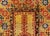 Red Early 20th Century Antique Turkish Prayer Rug in Vibrant Saffron Yellow Red and Blue For Sale - Image 8 of 11