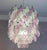 Fabulous original polyhedral murano glass chandelier. Rare combination pink amethyst and clear colored poliedri hanging...