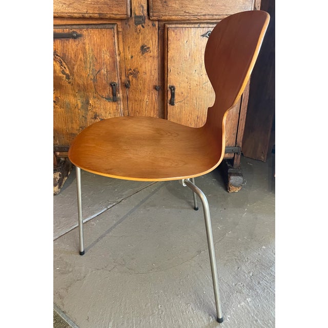 Arne Jacobsen Mid Century Modern Ant Chair Fritz Hansen Illums Bolighus For Sale - Image 4 of 9