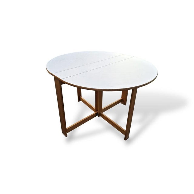 Mid-Century Formica Folding Dining Table from Habitat For Sale - Image 4 of 9