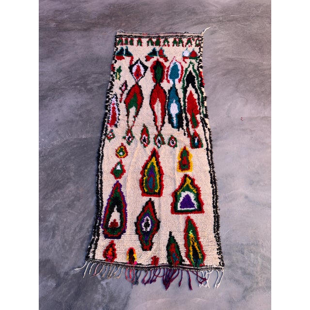 Moroccan Abstract Moroccan Vintage Rug For Sale - Image 3 of 11