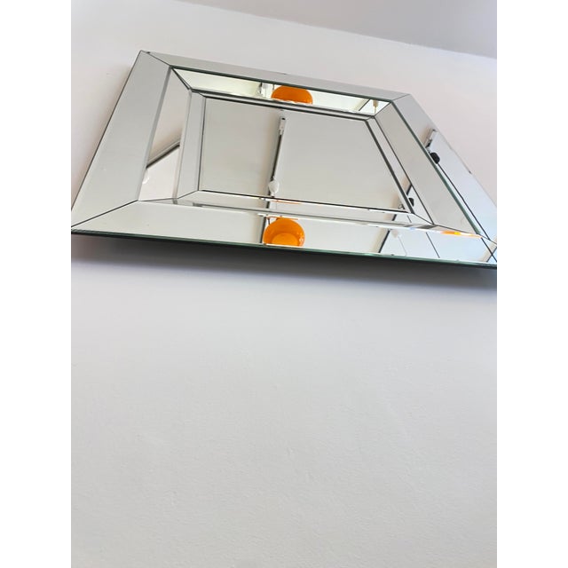 Minimalist Op-Art Mirror from Deknudt, Belgium, 1970s For Sale - Image 4 of 8