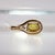 Metal 2.1Ct Sphene Pendant With Earth-Mined Diamond Accents in Solid 14k Gold, 8x6mm For Sale - Image 7 of 7