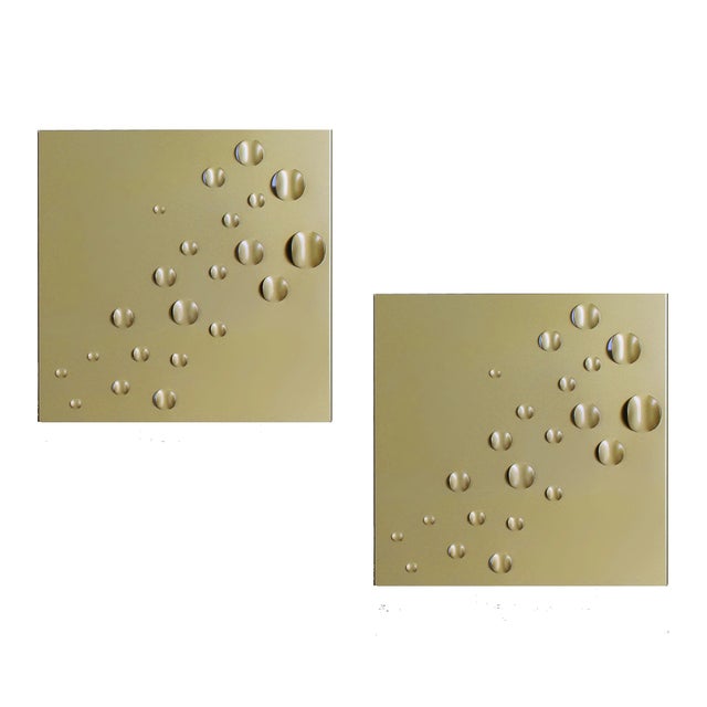 Star Rain C-1627-24 Gold Colored Wall Lamps by E. Jelles for Raak, 1960s, Set of 2 For Sale - Image 16 of 16