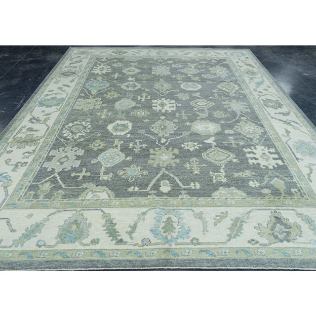 Turkish Oushak Rug 9'2" x 12'3" #19208 Explore a curated collection of hallway runners, wool rugs, and handmade...