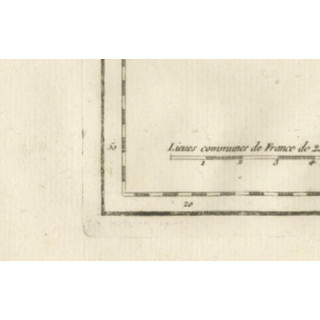Black Antique Map of Guadeloupe and Marie Galante, 1780 For Sale - Image 8 of 12
