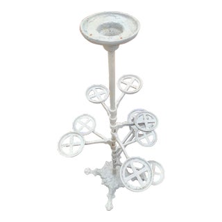 19th Century Wrought Iron Plant Stand For Sale