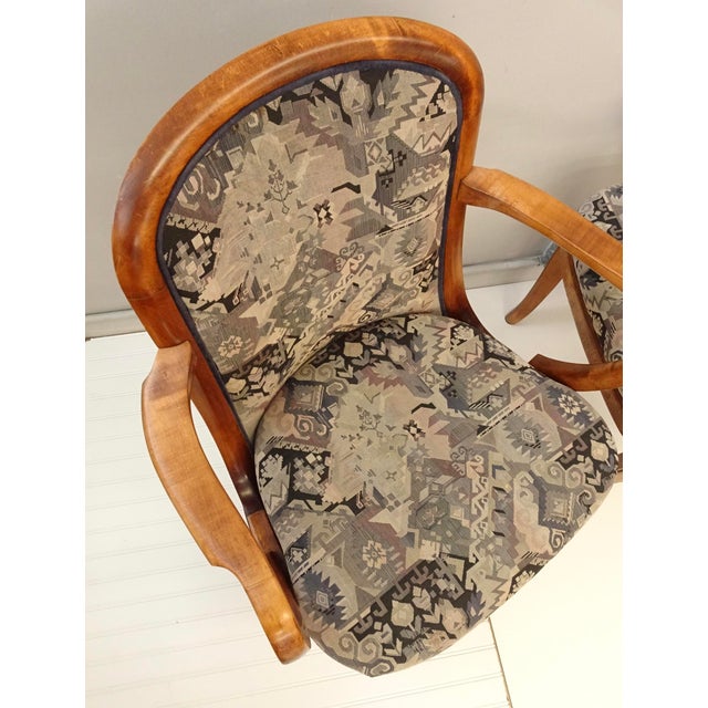 1940s 4 Art Deco Chairs From RMS Caronia Ocean Liner 1940's For Sale - Image 5 of 18