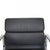 EA208 Chair in Black Leather by Charles Eames, 2000s For Sale - Image 3 of 17