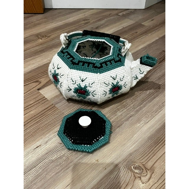 Vintage Crochet Tea Pot Cozy For Sale - Image 10 of 14