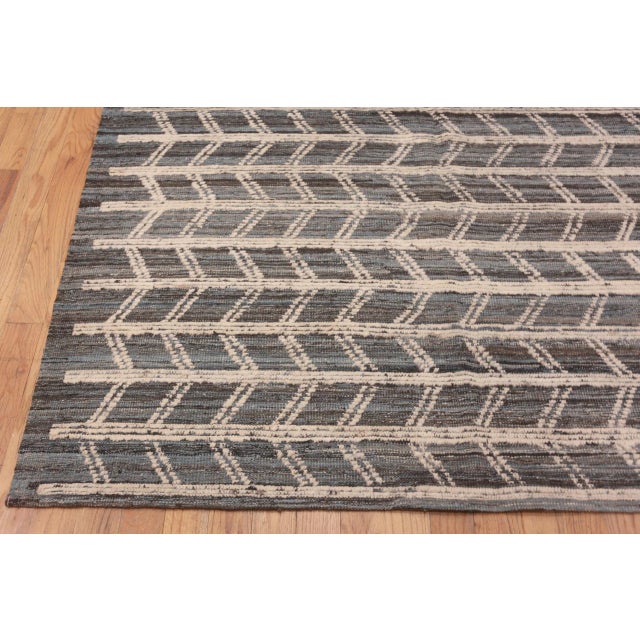 Textile Nazmiyal Collection Modern Area Rug For Sale - Image 7 of 7